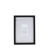 MARCO MADERA NEGRO BORDES FINOS 10 X 15 CM | 4 UNIDADES | (WIDDOP)